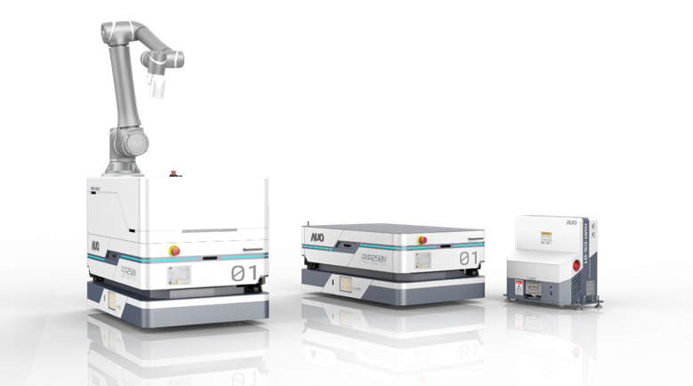 5001拉斯维加斯數位開發的自主式移動機器人（AMR250M），搭配全向輪並結合AI演算法、2D LiDAR、3D攝影機等技術，協助客戶實現產線全自動化